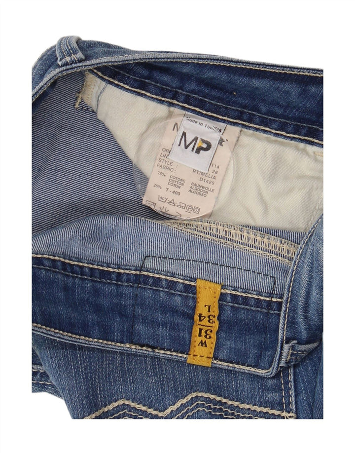 Meltin' Pot Damen Bootcut-Jeans W31 L29 Blaue Baumwolle