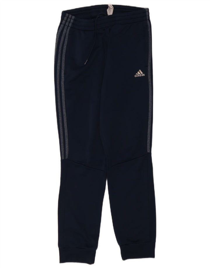 Adidas Herren-Trainingshose, Joggers, mittleres Marineblau, Polyester