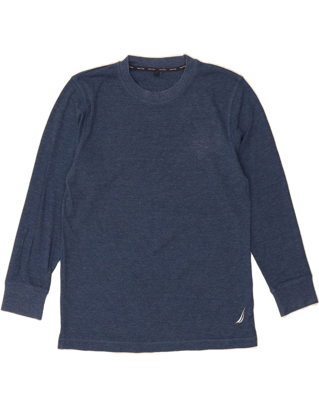 NAUTICA Womens Top Long Sleeve UK 14 Medium Blue Cotton Vintage Nautica and Second-Hand Nautica from Messina Hembry 