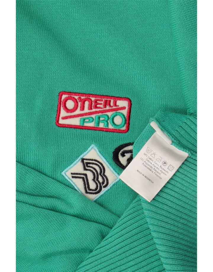 O'Neill Rollkragenpullover für Damen, Gr. 8, Größe S, Grün, Baumwolle