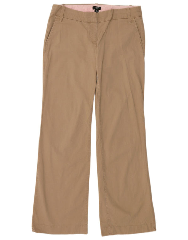 J. Crew Damen City Fit Bootcut Chinohose US 10 Large W32 L32 Beige