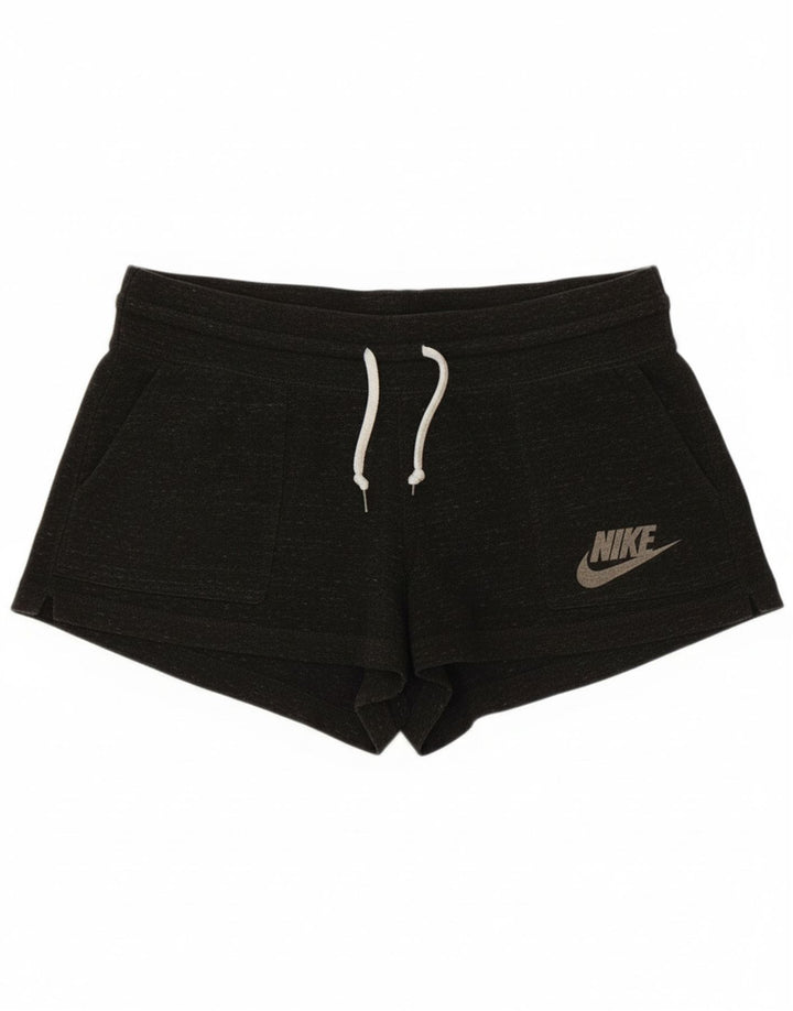 Nike Damen Sportshorts UK 14 Mittelgrau meliert
