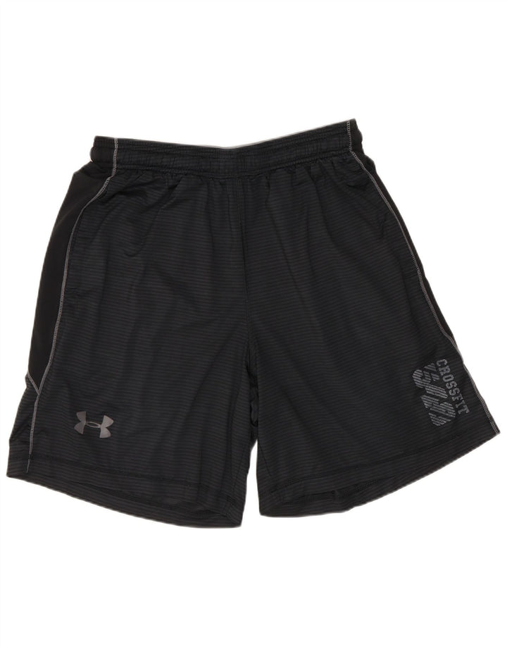 Under Armour Herren Graphic Sport Shorts Mittelschwarz Nadelstreifen