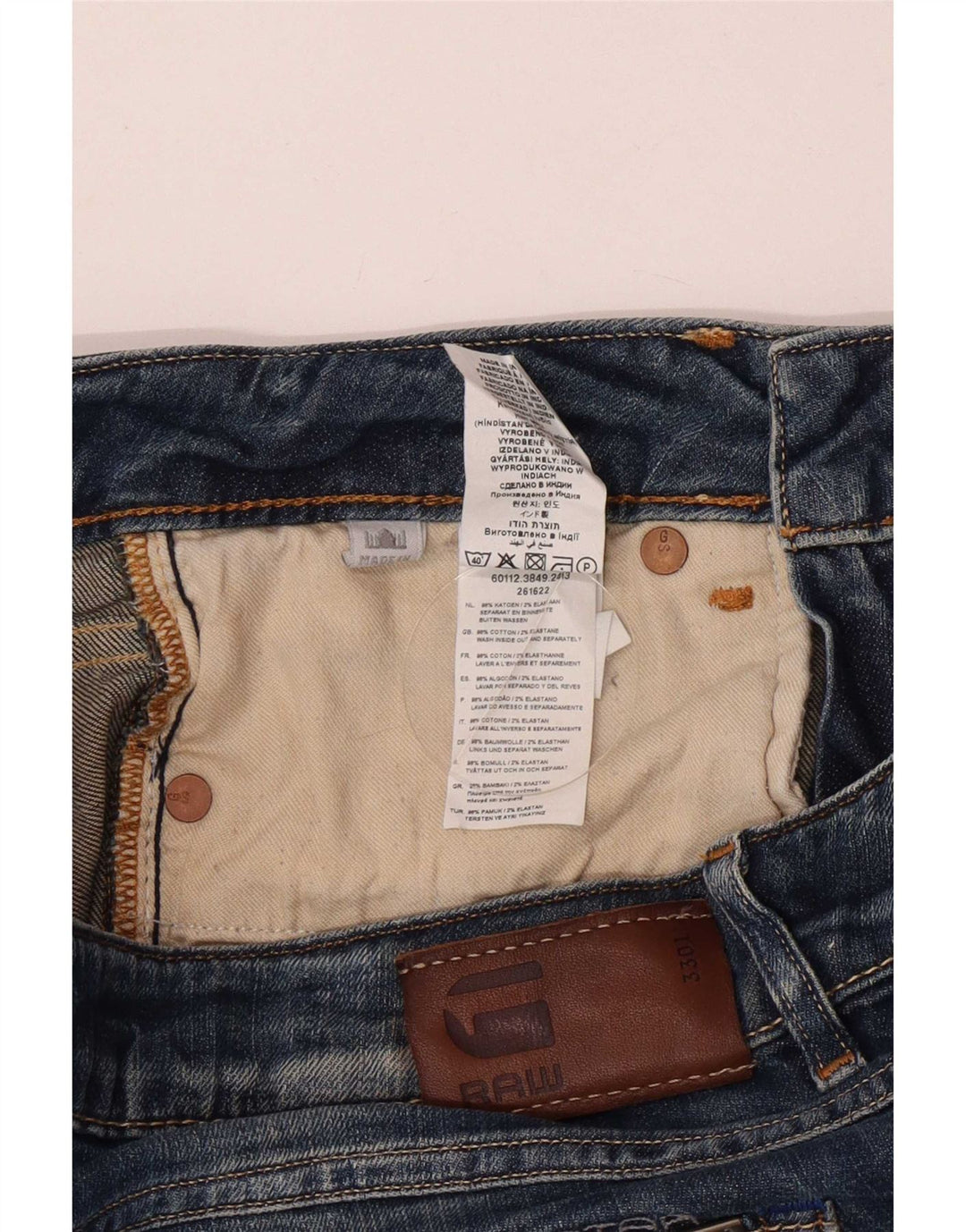 G-Star Damen Straight Jeans W30 L30 Blaue Baumwolle