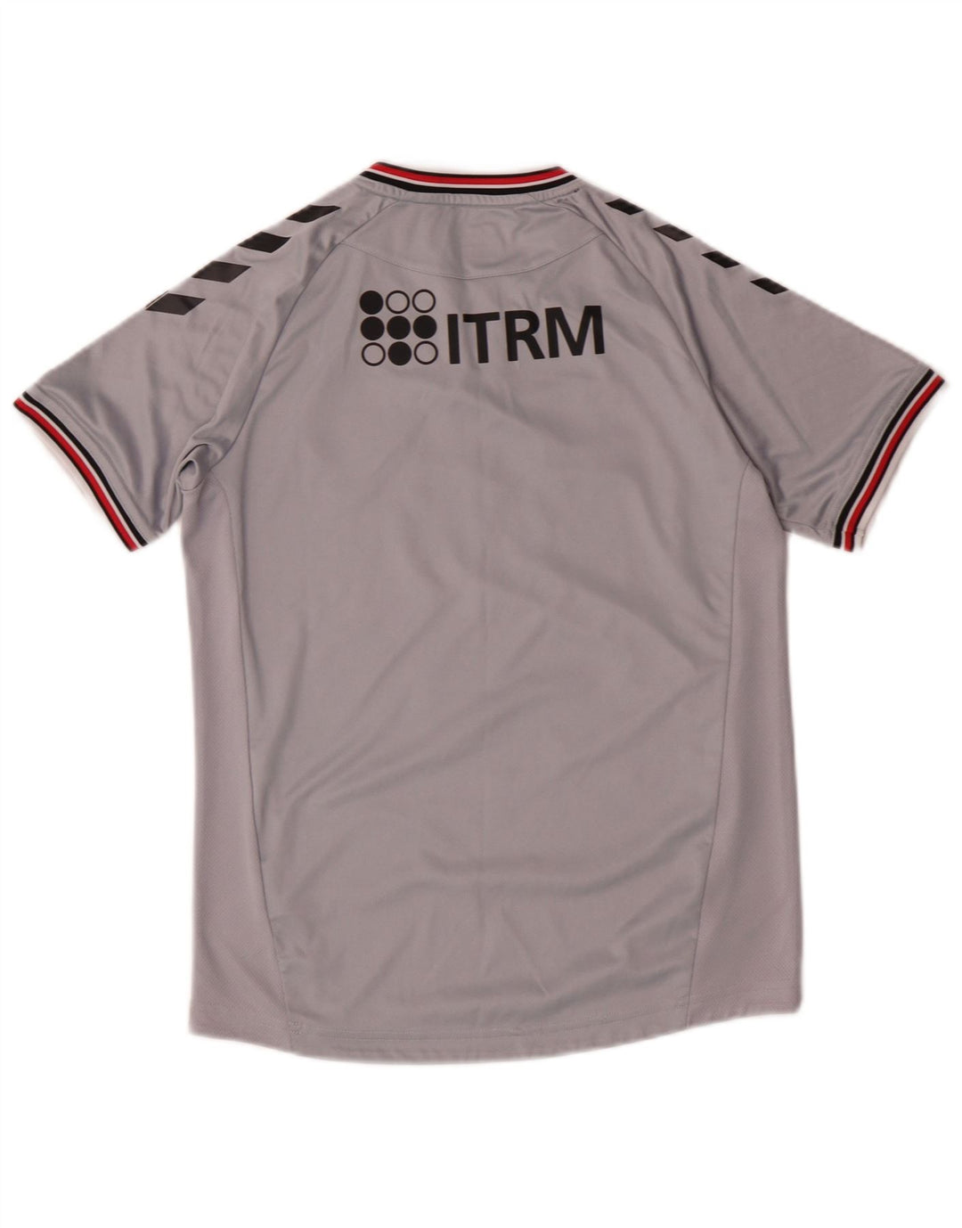 HUMMEL Boys Graphic T-Shirt Top 13-14 Years Grey Polyester