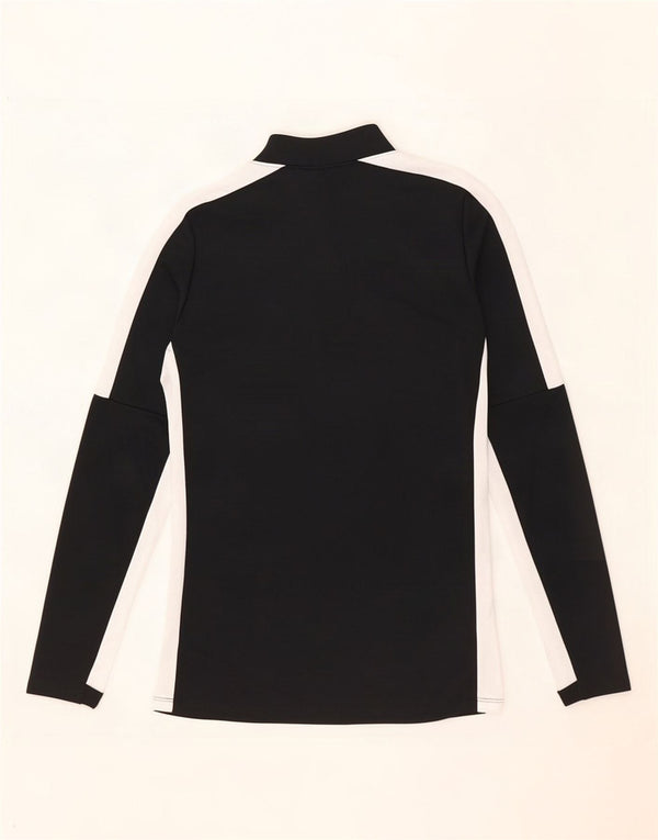 Nike Herren Dri Fit Pullover-Trainingsanzugoberteil mit Reißverschluss, XS, Schwarz, Farbblock