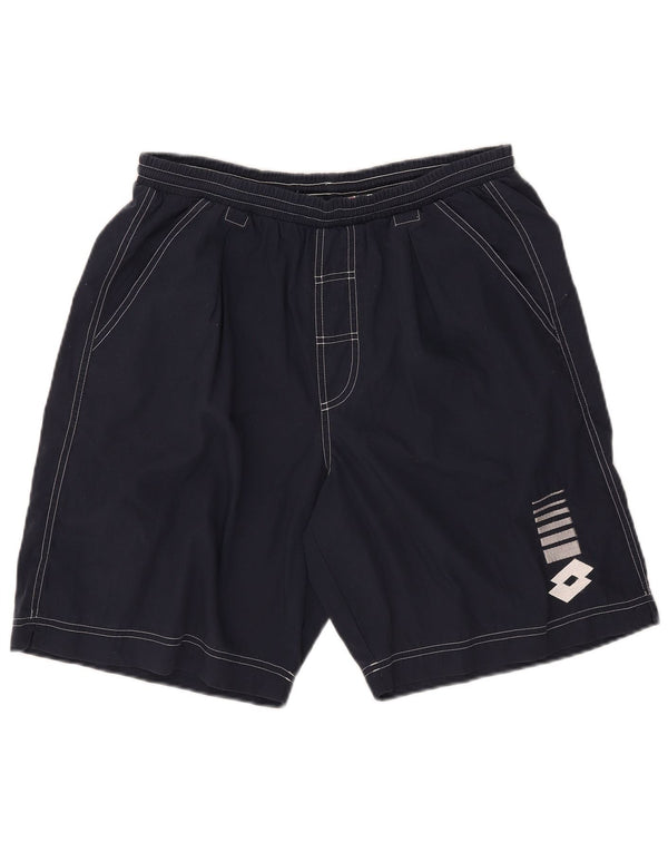 Lotto Herren-Badeshorts UK 40/42 Large Marineblau Polyester