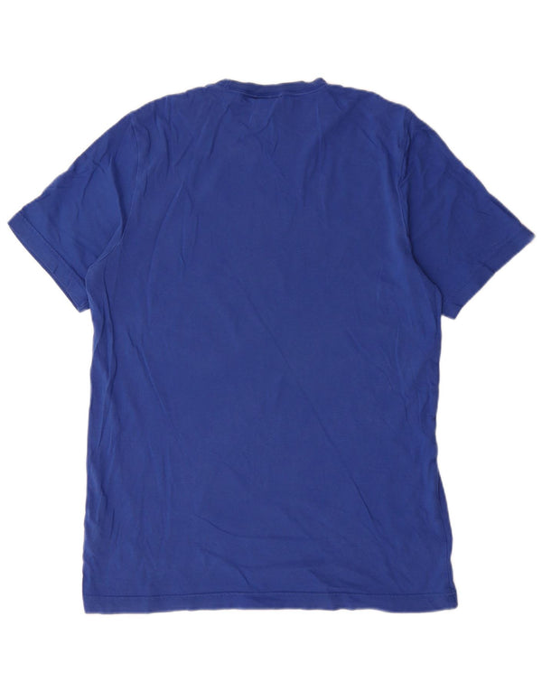 Adidas Herren T-Shirt Top Medium Marineblau Baumwolle
