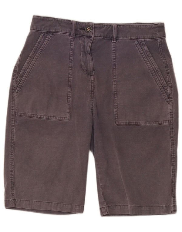 White Stuff Damen Chinoshorts UK 8 Small W28 Graue Baumwolle