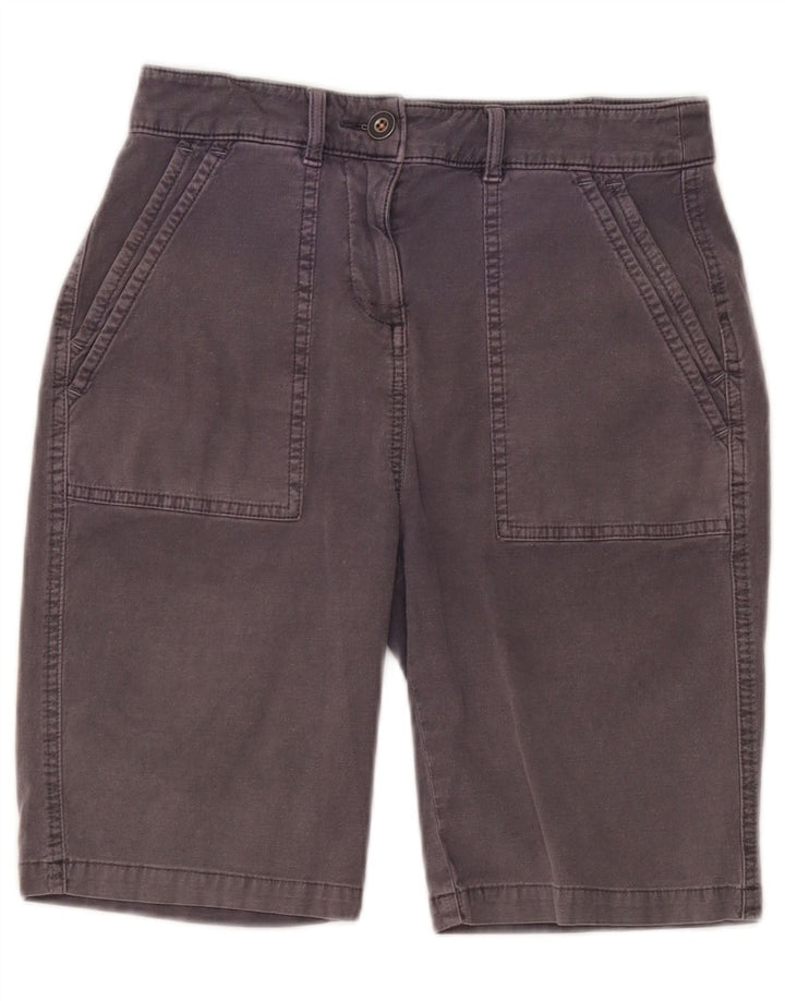 White Stuff Damen Chinoshorts UK 8 Small W28 Graue Baumwolle