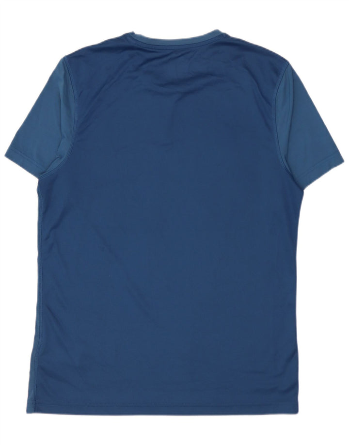 Reebok Herren T-Shirt Top Mittelblaues Nylon