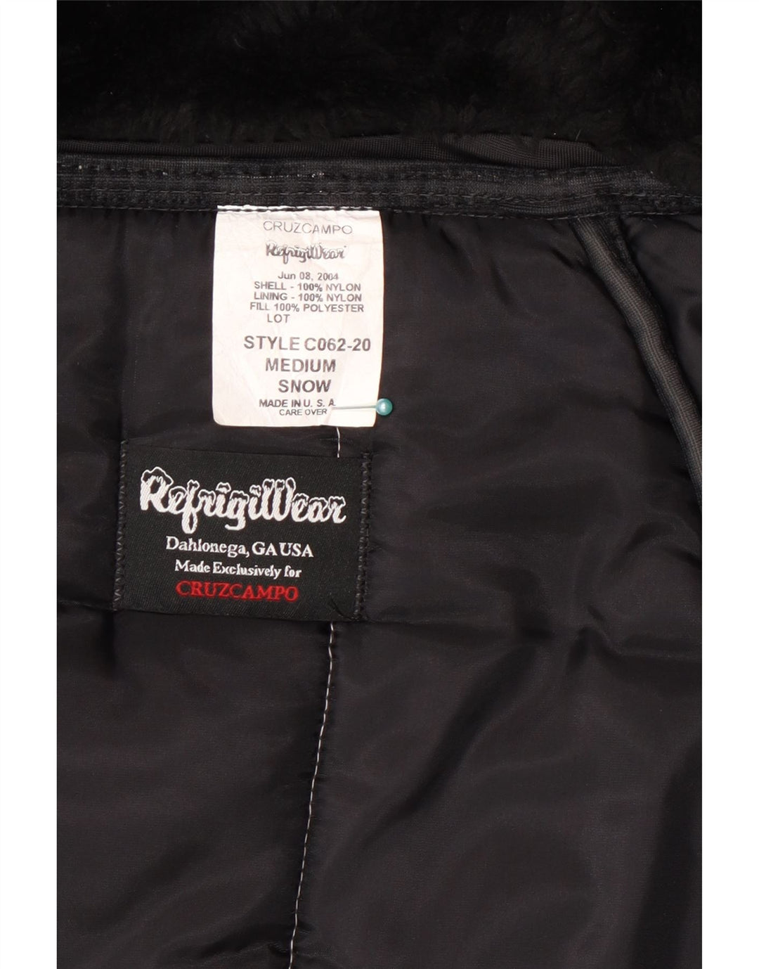 Refrigiwear Womens Cruzcampo gepolsterter Mantel UK 14 Medium Off White Colourblock