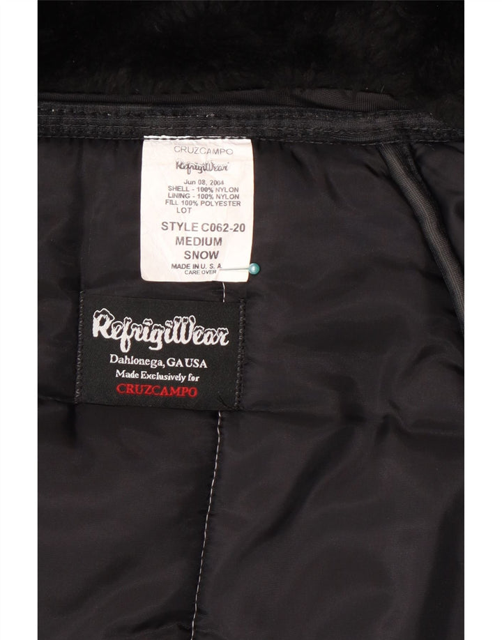 Refrigiwear Womens Cruzcampo gepolsterter Mantel UK 14 Medium Off White Colourblock