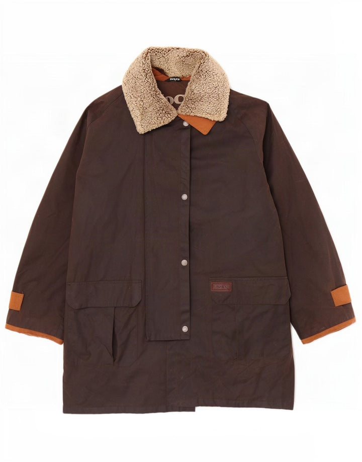 Toggi Damenjacke aus gewachster Baumwolle, UK 14, Mittelbraun