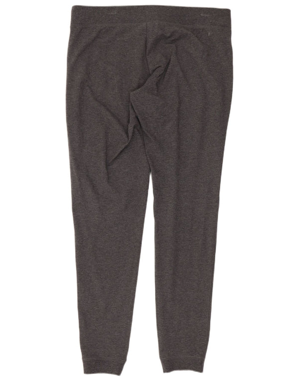 Nike Damen Dri Fit Trainingshose Jogger UK 14 Mittelgraue Baumwolle