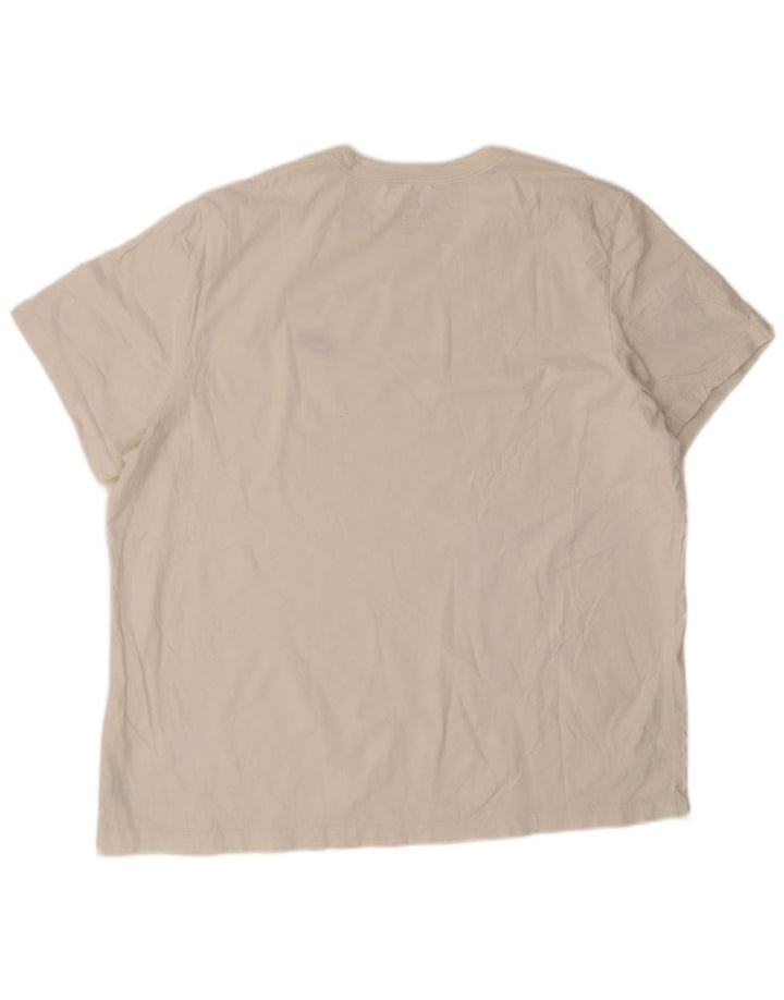 Nike Herren T-Shirt Top 3XL Weiße Baumwolle