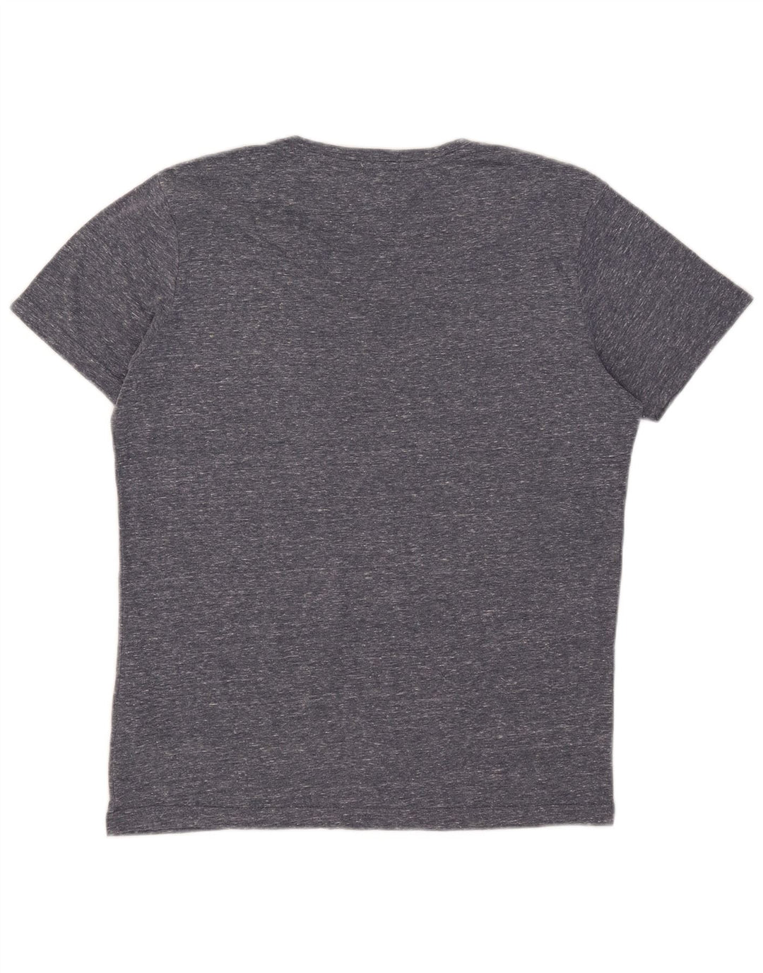 Tommy Hilfiger Damen T-Shirt Top UK 16 Large Grau geflecktes Polyester