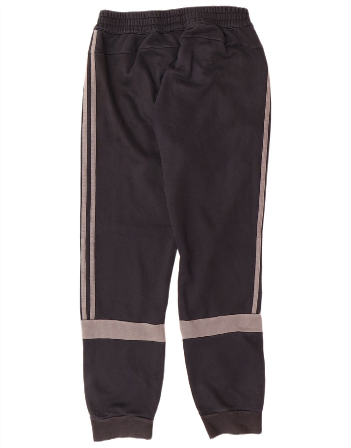 ADIDAS Herren-Trainingshose, Jogginghose, Mittelschwarz, Colourblock-Baumwolle
