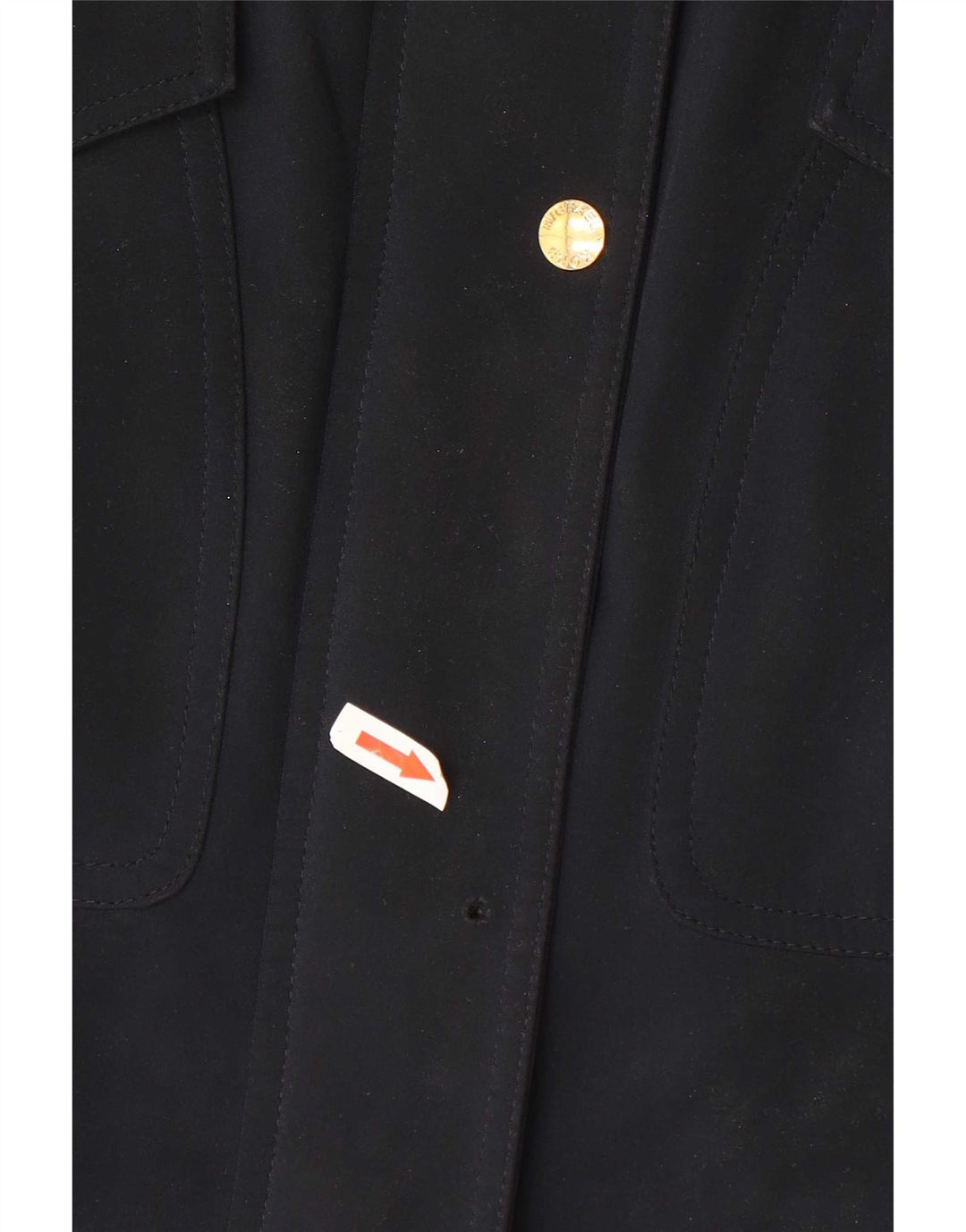 Michael Kors Damen-Militärmantel mit Kapuze, UK 14, mittleres Marineblau