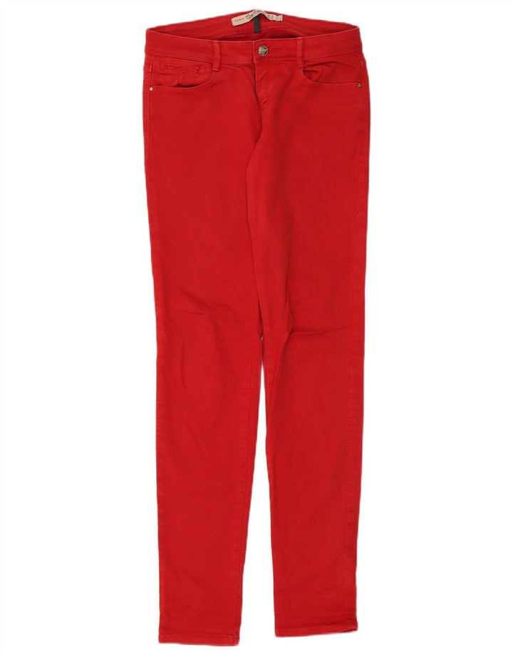 Zara Damen Skinny Jeans EU 38 Small W28 L32 Rot