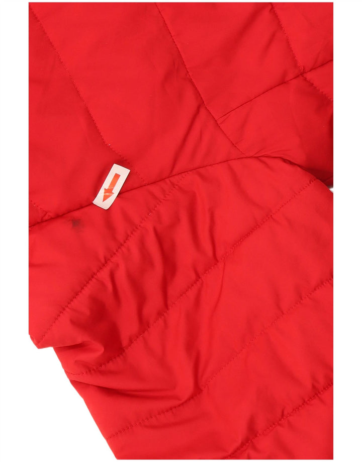 Columbia Damen-Jacke mit Kapuze, gepolstert, UK 18, XL, Rot, Polyester