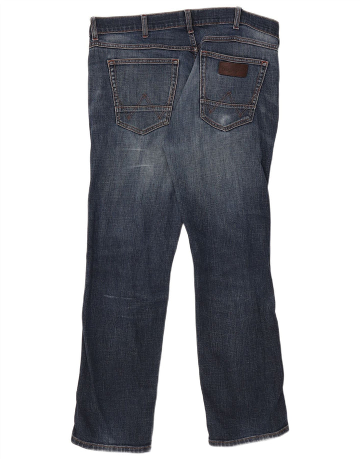 Wrangler Herren Slim Jeans W35 L29 Marineblau
