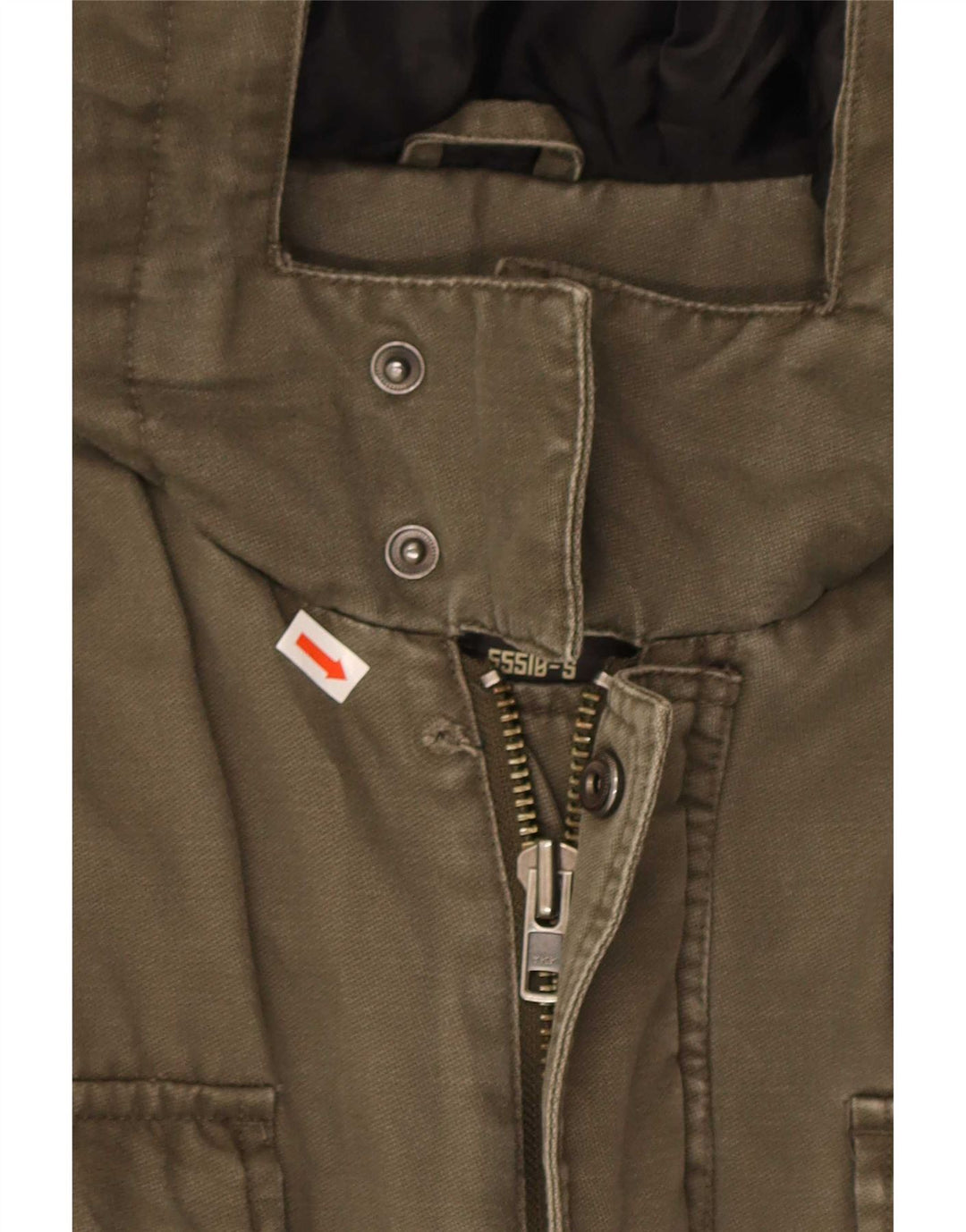 Blend Herren-Parka mit Kapuze, UK 40, Größe L, Khaki, Baumwolle