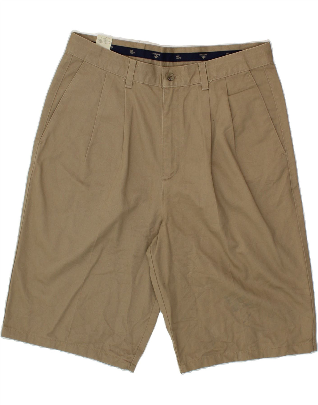 DOCKERS Mens Pegged Chino Shorts W34 Large Beige Cotton Vintage Dockers and Second-Hand Dockers from Messina Hembry 