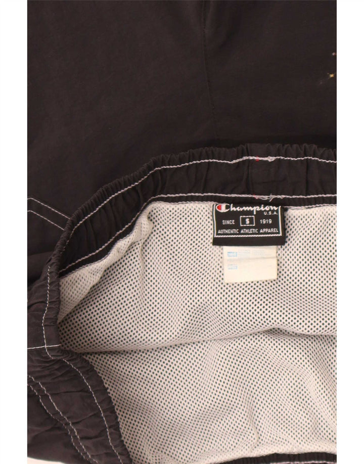 Champion Herren-Badeshorts, klein, aus schwarzem Nylon