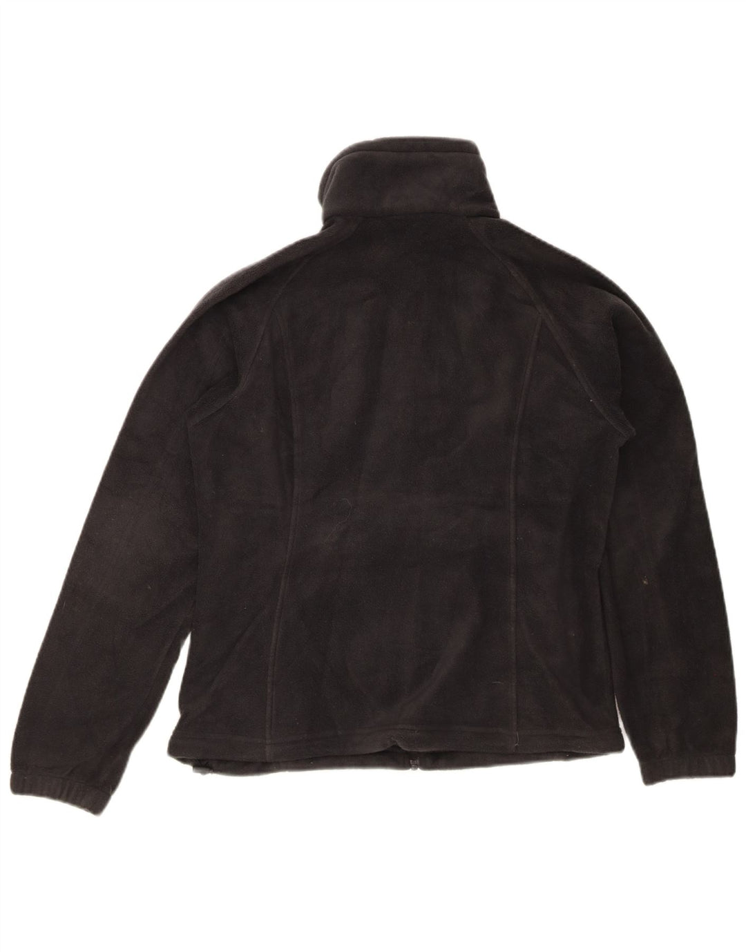 COLUMBIA Womens Fleece Jacket UK 14 Medium Black Polyester