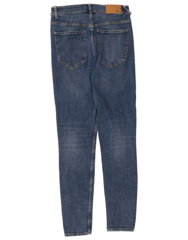 Zara Damen Skinny Jeans EU 40 Medium W30 L27 Blaue Baumwolle