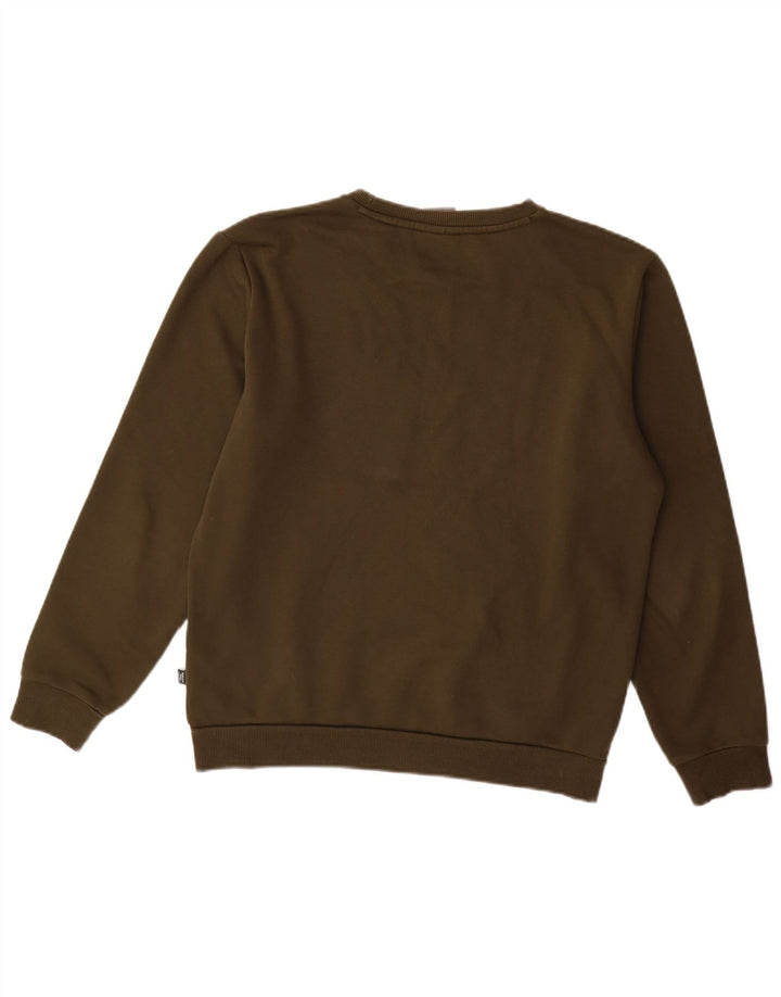 Puma Herren Grafik-Sweatshirt-Pullover, klein, Khaki, Baumwolle