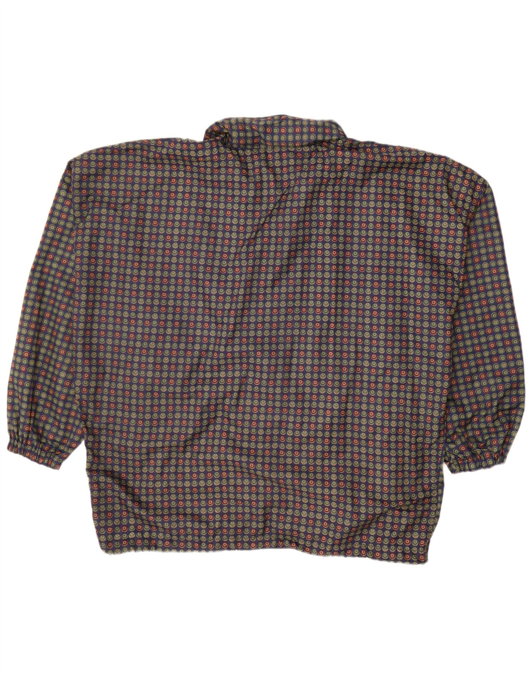 VINTAGE Herren-Bomberjacke in Übergröße, Gr. 40, groß, blau gepunktet