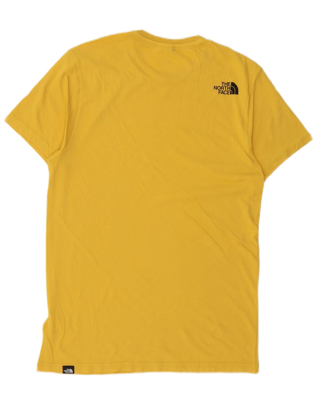 The North Face Herren T-Shirt Top Small Gelb Baumwolle