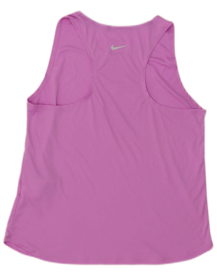 Nike Damen-Laufoberteil mit Grafik, UK 14, mittelrosa, Polyester, Sport