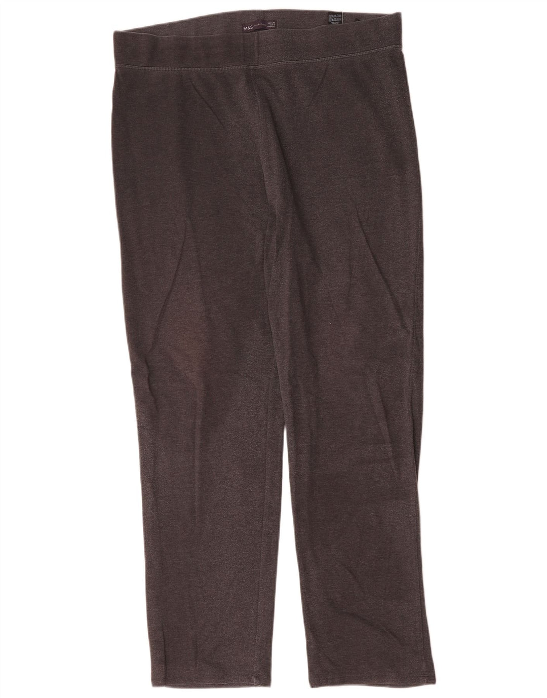 Marks & Spencer Damen Leggings UK 20 2XL Graue Baumwolle