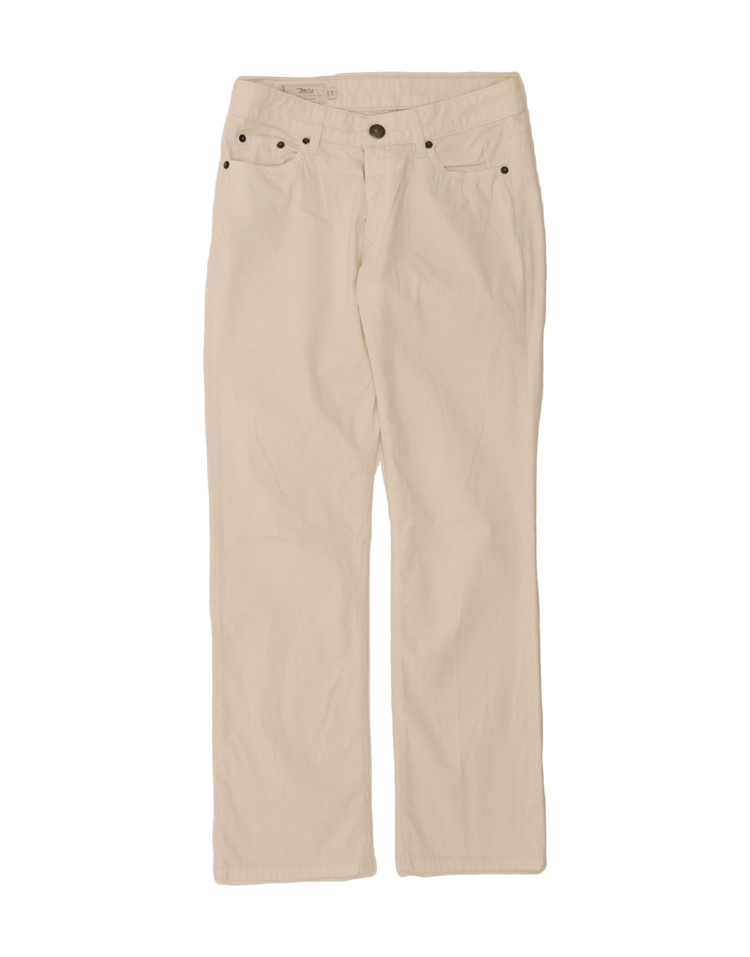 MARLBORO CLASSICS Womens Straight Jeans W28 L30 White Cotton Vintage Marlboro Classics and Second-Hand Marlboro Classics from Messina Hembry 