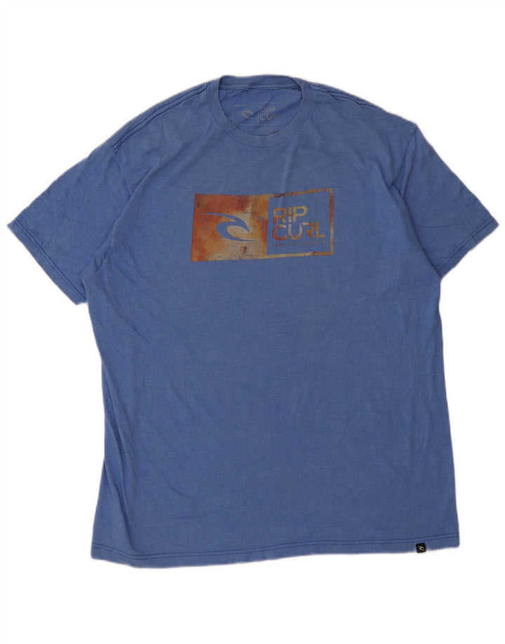 Rip Curl Herren Grafik T-Shirt Top XL Blau