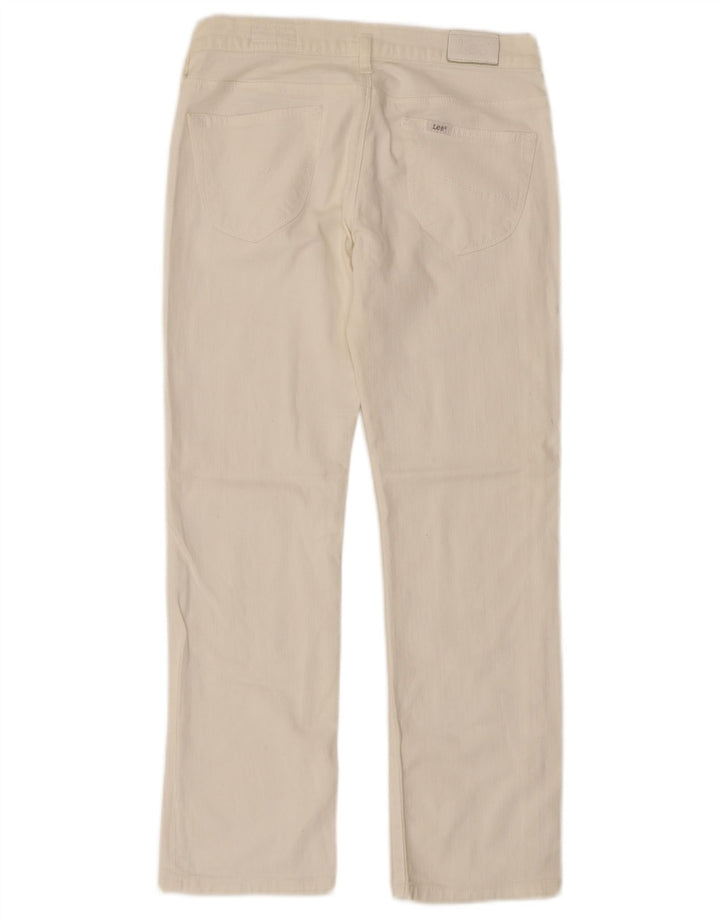 LEE Lilly Straight Jeans für Mädchen, 14–15 Jahre, W28, L26, weiße Baumwolle