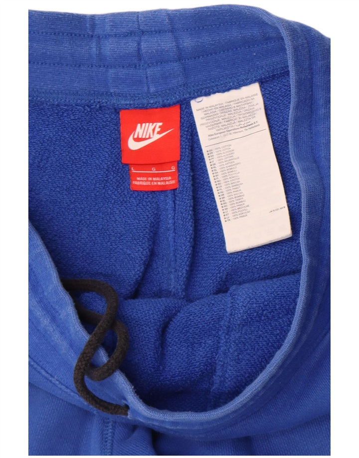 Nike Herren-Sportshorts, große blaue Baumwolle