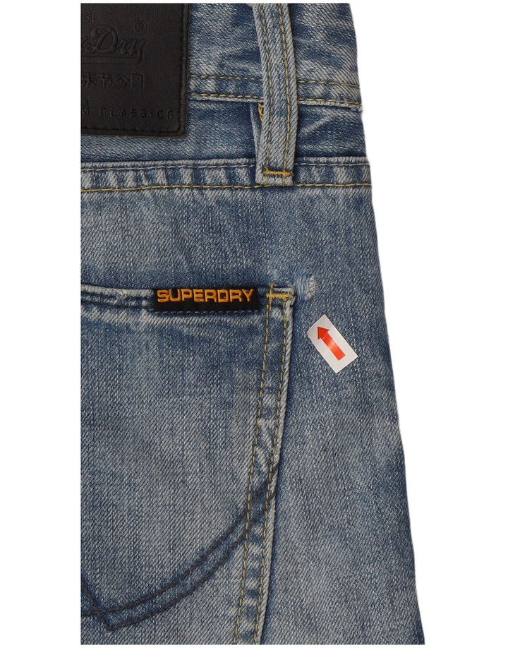 Superdry Herren Loose Jeans W30 L32 Blaue Baumwolle
