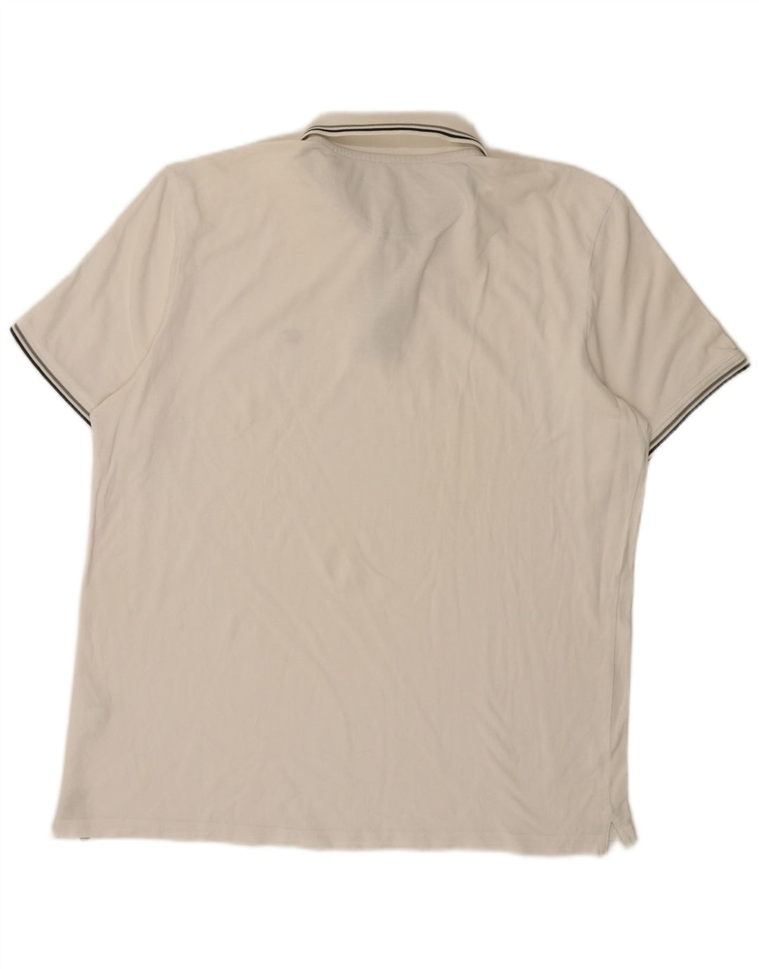 Champion Herren-Poloshirt 2XL aus weißer Baumwolle