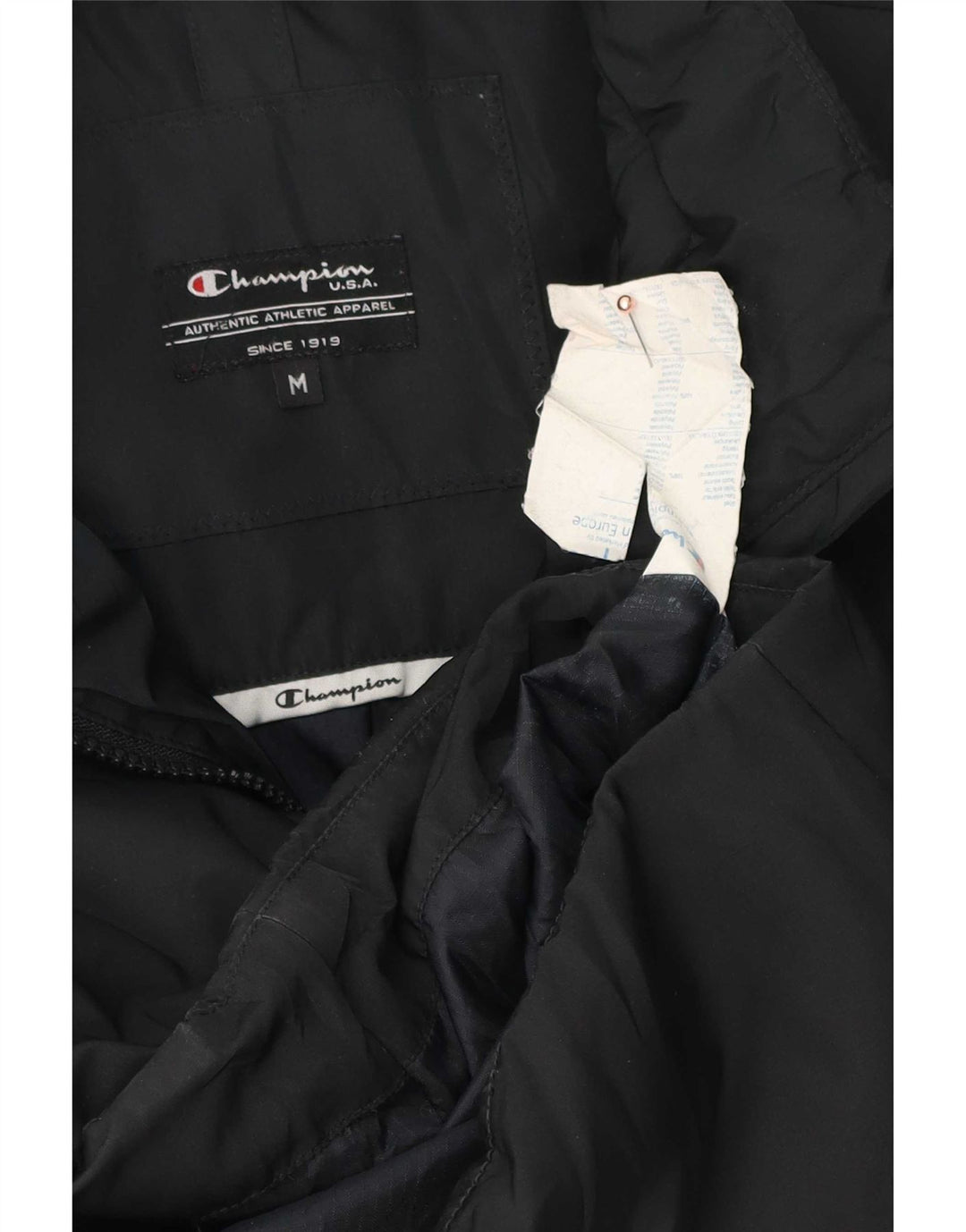 Champion Damen Wattierte Jacke UK 14 Medium Schwarz Polyester