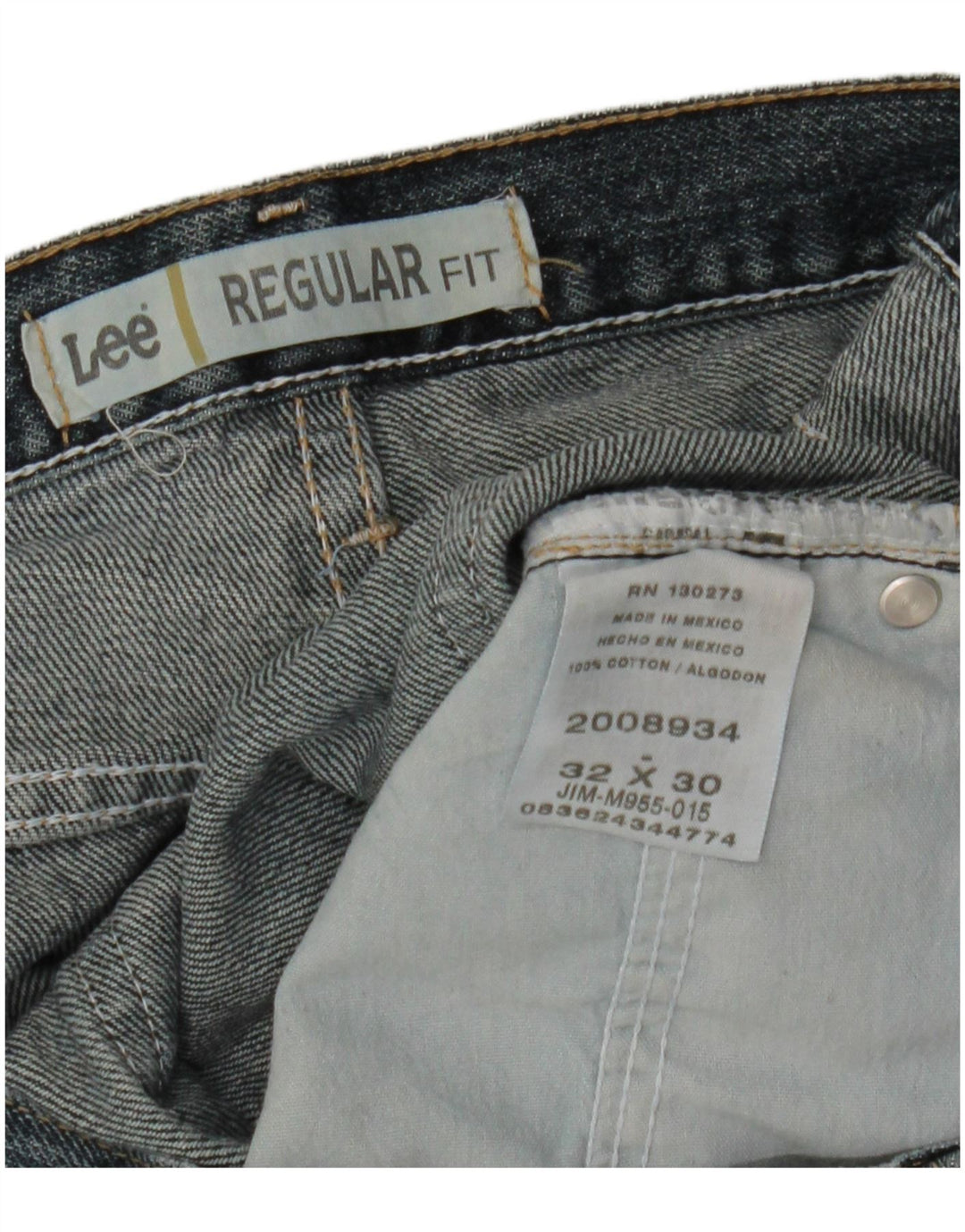 Lee Herren-Jeans mit normaler Passform, gerade Passform, W32, L30, blaue Baumwolle