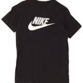 NIKE Grafik-T-Shirt für Jungen, 10–11 Jahre, mittelgroß, schwarze Baumwolle