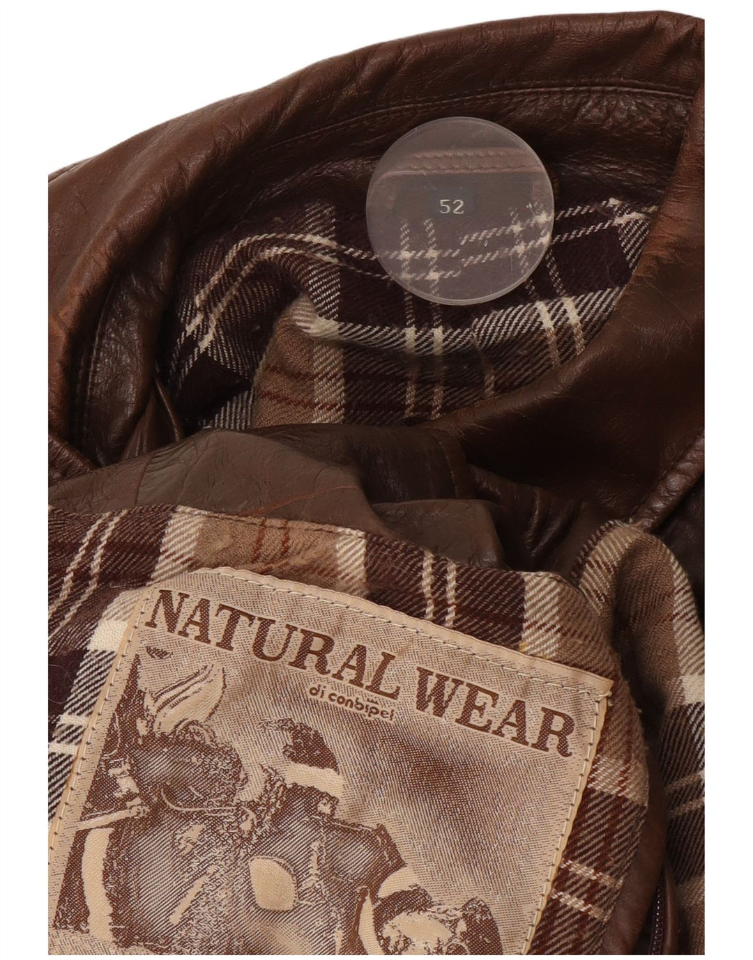 Conbipel Herren Natural Wear Lederjacke IT 52 XL Braun