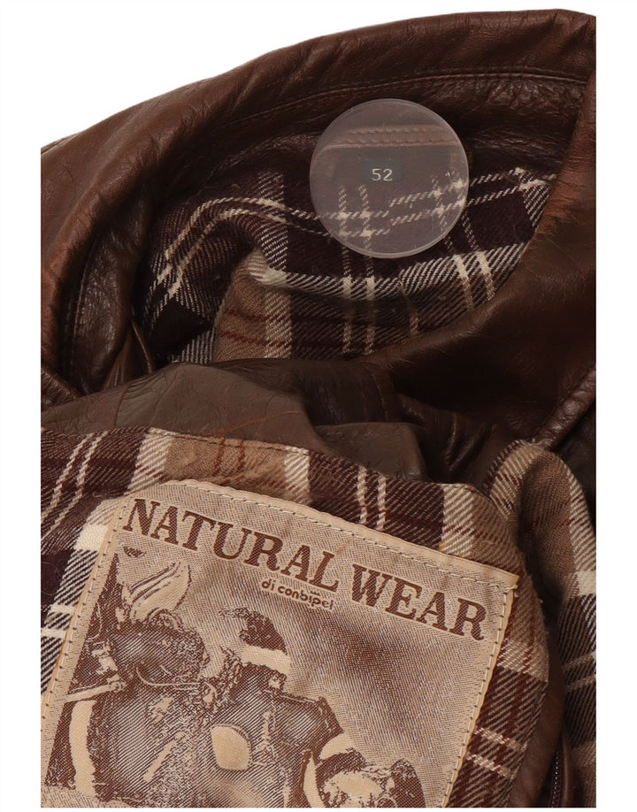 Conbipel Herren Natural Wear Lederjacke IT 52 XL Braun