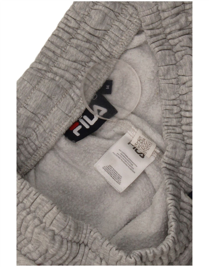 Fila Herren-Trainingshose mit Grafik, mittelgrau, Farbblock
