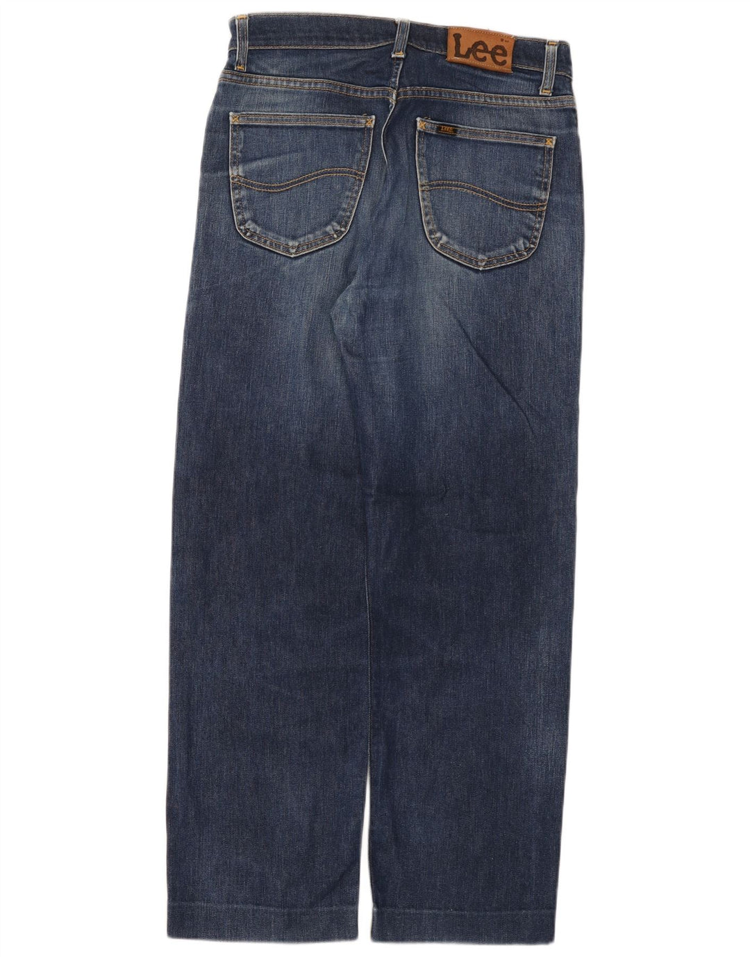 Lee Herren Brooklyn Straight Jeans W32 L30 Blaue Baumwolle
