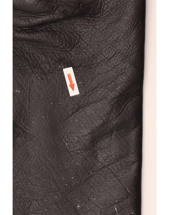 Heros By Held Herren Lederhose W32 L30 Schwarzes Leder